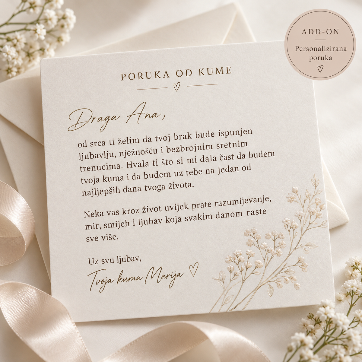 Personalized Message Card