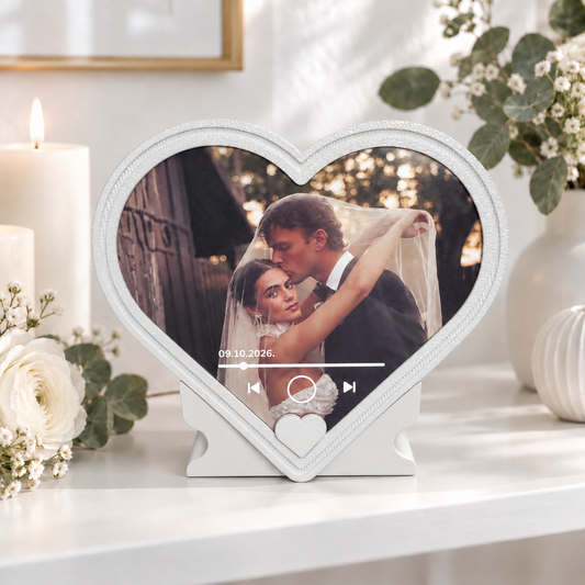 Personalized "Heart Shaped" Photo Speaker